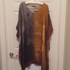 Washable silk kimono.